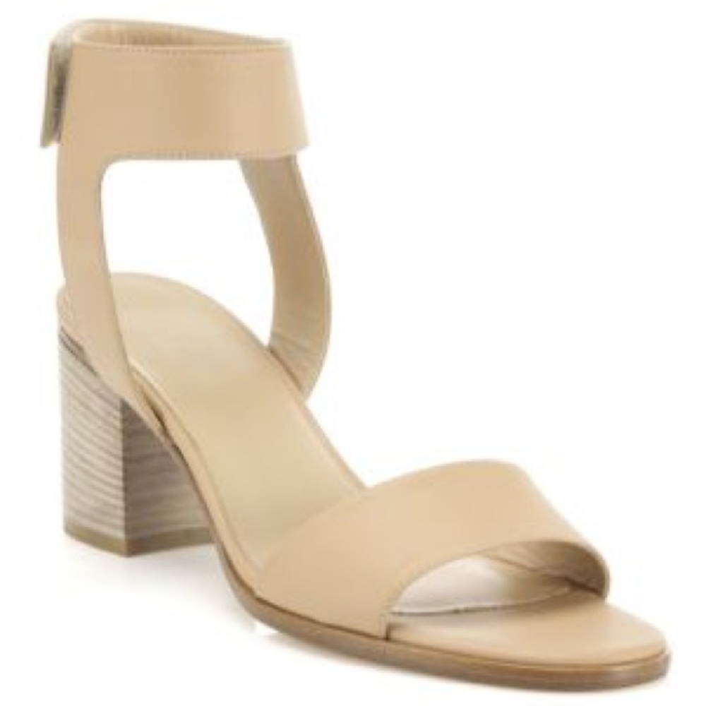 Vince
Josslyn Leather Block-Heel Sandal, Nude